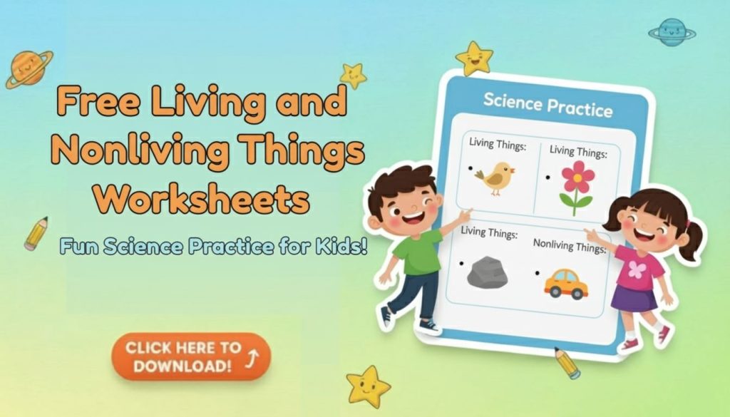 free living and nonliving things worksheets for grade 2 pdf